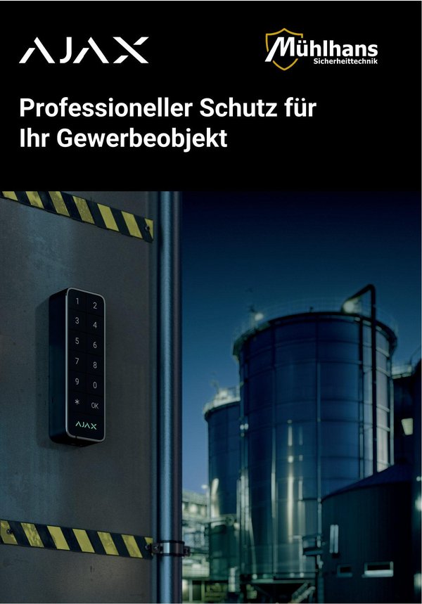 Titelseite: Professioneller Schutz für Ihr Gewerbeobjekt