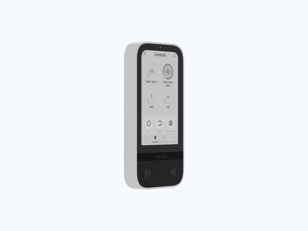 Ajax KeyPad TouchScreen Bedienteil, weiß