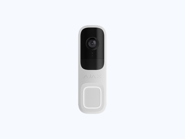Ajax DoorBell Türklingel mit Kamera, weiß